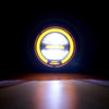 Motorcycle 5.75 inch Harley Headlight Retro Lamp LED Light Modification Accessories (Yellow)