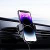 hoco HW10 Jenny Three-axis Linkage Wireless Fast Charging Car Air Outlet Holder(Black)
