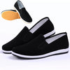 Men Spring and Summer Breathable Slip-on Canvas Breathable Non-slip Work Shoes, Size: 35(Yellow -bottom)