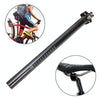 TOSEEK 3K Carbon Fiber Mountain Bike Road Bike Bicycle Seat Tube Seatpost Seat Fitting Seat Pole Bicycle Fittings, Size: 27.2x350mm