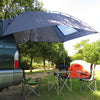 LADUTA Outdoor Self-Driving Tour Barbecue Camping Car Side Tent Car Tail Extension Tent Supplies(Painted Silver)