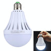 E27 12W SMD 5730 LED Bulbs, 24 LEDs 1080 LM 6000-6500K LED Intelligent Emergency Ball Steep Lights, AC 85-265V