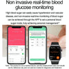 ET585 2.04 inch Silicone Strap IP68 Waterproof Smart Watch, Support ECG / Blood Composition Measurement(Blue)