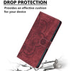 For Samsung Galaxy A36 5G Mandala Embossed Retro Frosted Leather Phone Case(Red)