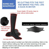 3mm Diving Socks Swimming Warm Deep Diving Waterproof Long Tube Beach Socks, Size: S