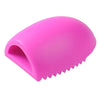 Silicone Cleaning Cosmetic Make Up Washing Brush Cleaner Scrubber Tool(Magenta)