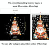 30x45cm Christmas Static Wall Stickers Glass Window Christmas Decoration Poster, Style: SDJ2307