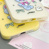 For iPhone 11 Skin Feeling Jelly TPU Hybrid PC Phone Case(Earphones Dog White)