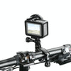 PULUZ 360 Degree Rotation Bike Aluminum Handlebar Adapter Mount with Screw for GoPro, Insta360, DJI and Other Action Cameras(Black)