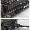 10 PCS 3.0 19P 20P Motherboard Male To Female Extension Adapter, Model: PH19A(Black Blue)