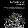 R6 1.32-Inch TWS 2-In-1 Bluetooth Headset Smart Watch, Heart Rate / Blood Oxygen Monitoring(Black Silicon)