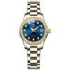 OLEVS 7003 Women Multifunctional Waterproof Mechanical Watch(Gold + Blue)