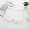 Summer Girls Safety Short Pants Kids Cotton Boxer Briefs Prevent Emptied Shorts, Size: 130(White)