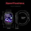 HAMTOD T3 1.95 inch Three Defenses Sport Smart Watch, Support BT Call / Sport Modes / Sleep / Heart Rate / Blood Oxygen / Blood Pressure Monitoring(Black)