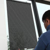 Suction Cup Car Shade Curtain Window Telescopic Roller Blind, Size: 40x125cm Silver Lyser