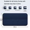 Punch Free Self-Adhesive Desktop Magnetic Data Cable Storage Fixer(Blue)