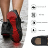 2 Pairs Thickened Rubber Sole Heel Wear-Resistant Non-Slip Patch, Size: 45-46cm(Red)