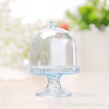 12 PCS Creative Plastic Small Candy Box Transparent Lampshade Mini Food Play Tray Shaped Candy Box Toy(Blue)