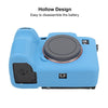For Sony ILCE7RM5 / A7R5 Litchi Texture Soft Silicone Protective Case(Blue)