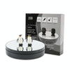 25cm Adjustable Speed Electric Rotating Display Stand Video Shooting Props Turntable(Silver Mirror)