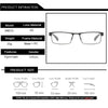 Simple Matel Frame Reading Glasses Hyperopia Eyeglasses +2.00D(Gun-color)