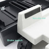 ZJ008 Computer Host Bracket with Brake Movable Tray(Gray White)