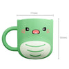 Water Mug Brushing Cup Baby Home Cute Cartoon Drop-Proof Eco-Friendly Dinosaur Cup(Yellow)