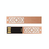 JM03 Metal Classical Style U-Disk Window Grilles USB 2.0 Flash Drive, Capacity: 128GB(Copper Coin)