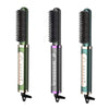 Curling And Straightening Dual-Purpose Negative Ion Automatic Constant Temperature Hair Straightening Comb, Specification:US Plug(Avocado Color)