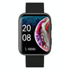 GX08 1.69 Inch Square Screen Smart Watch Supports Heart Rate Detection, Blood Pressure Detection, Blood Oxygen Detection(Black)