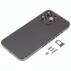 iPhone 13 Pro Back Cover Black - SIM Tray & Lens