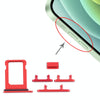 iPhone 12 Mini SIM Tray & Side Keys (Red)