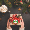 12pcs/set Christmas Tree DIY Painting Wooden Dwarf Elf Hanging Decorations