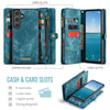 For Samsung Galaxy S25 5G CaseMe 008 Detachable Multifunctional Leather Phone Case(Blue)