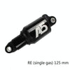 KindShock A5 Air Pressure Rear Shock Absorber Mountain Bike Shock Absorber Folding Bike Rear Liner, Size:125mm, Style:RE Single Gas