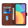 For Alcatel 1S / 3L 2021 Crossbody 3D Embossed Flip Leather Phone Case(Brown)