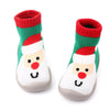 D2293 Children Cartoon Christmas Floor Socks Non-slip Shoes, Size: 22-23(Santa Claus)