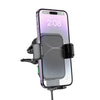 hoco HW10 Jenny Three-axis Linkage Wireless Fast Charging Car Air Outlet Holder(Black)