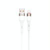TOTU CB-2 Series USB to 8 Pin Aluminum Alloy Skin Feel Data Cable, Length:1m(White)