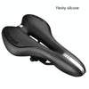 Silicone Bicycle Seat Mountain Bike Saddle Seat Cushion Comfortable Bicycle Accessories Equipment(Blue)