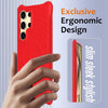 For Samsung Galaxy S25 Ultra 5G Wave Texture MagSafe Magnetic Liquid Silicone Phone Case(Red)