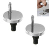 1 Pair 3903 Zinc Alloy Toilet Seat Hinge Installation Nut Quick Release Installation Screw(Toilet Cover Accessories)