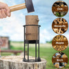 Cross Firewood Kindling Splitter Manual Log Splitter with Carbon Steel Cutter Head, Model: Medium