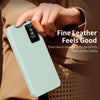 For Samsung Galaxy S25 Ultra 5G Smart View Window Leather Phone Case with Card Slot(Green)