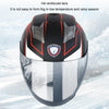 KUQIBAO Motorcycle Smart Bluetooth Sun Protection Double Lens Safety Helmet, Size: XXL(White+Black Tail)