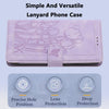 For Samsung Galaxy A26 5G Tulips Embossed Leather Phone Case with Lanyard(Purple)