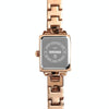SKMEI 1407 Business Fashion Watch with Diamonds Delicate and Elegant Square Zinc Alloy Quartz Watch for Women Rose Gold