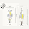 C35 Constant Current Flicker-free LED Highlight Retro Chandelier Lights, Power: Sharp Bulbs E14-2W(2200K)