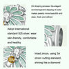 S925 Sterling Silver Green Gradient Daisy Bee DIY Beaded Bracelet Accessories Jewelry