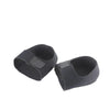 Heel Fatigue Shock Absorption And Warmth Gel Protective Cover, Size:S, Style:without Printing(Black)